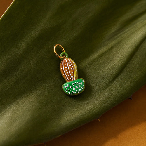 CALEO Nature & Flowers color-matched lifestyle image - Cactus Pendant Charm - nature-flowers-color-green-ref24-cactus-pendant-charm - 2026-07-27