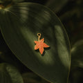CALEO Nature & Flowers color-matched lifestyle image - Amber Maple Leaf Charm Set - nature-flowers-color-green-ref26-amber-maple-leaf-charm-set - 2026-07-27