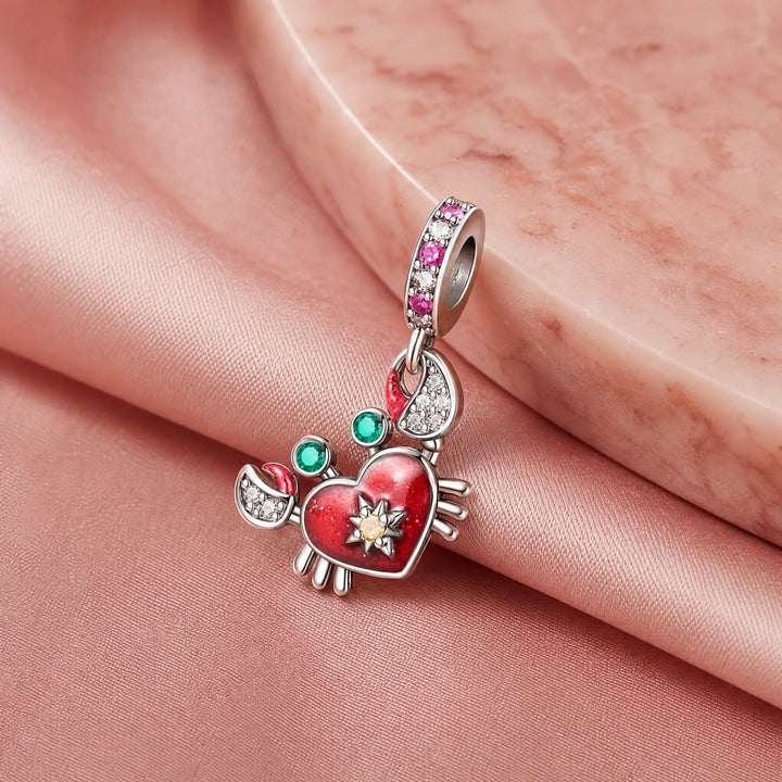 CALEO Nature & Flowers color-matched lifestyle image - Coral Reef & Sea Turtle Dangle Charm - nature-flowers-color-red-ref19-coral-reef-sea-turtle-dangle-charm - 2026-07-27