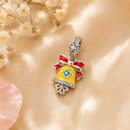 CALEO Nature & Flowers color-matched lifestyle image - Yellow Snowflake Christmas Bell Dangle Charm - nature-flowers-color-retry-ref23-yellow-snowflake-christmas-bell-dangle-charm - 2026-07-27