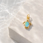 CALEO ocean lifestyle image - Blue Sea Turtle Crystal Dangle Charm - ocean-extra-ref01-blue-sea-turtle-crystal-dangle-charm - 2026-07-23