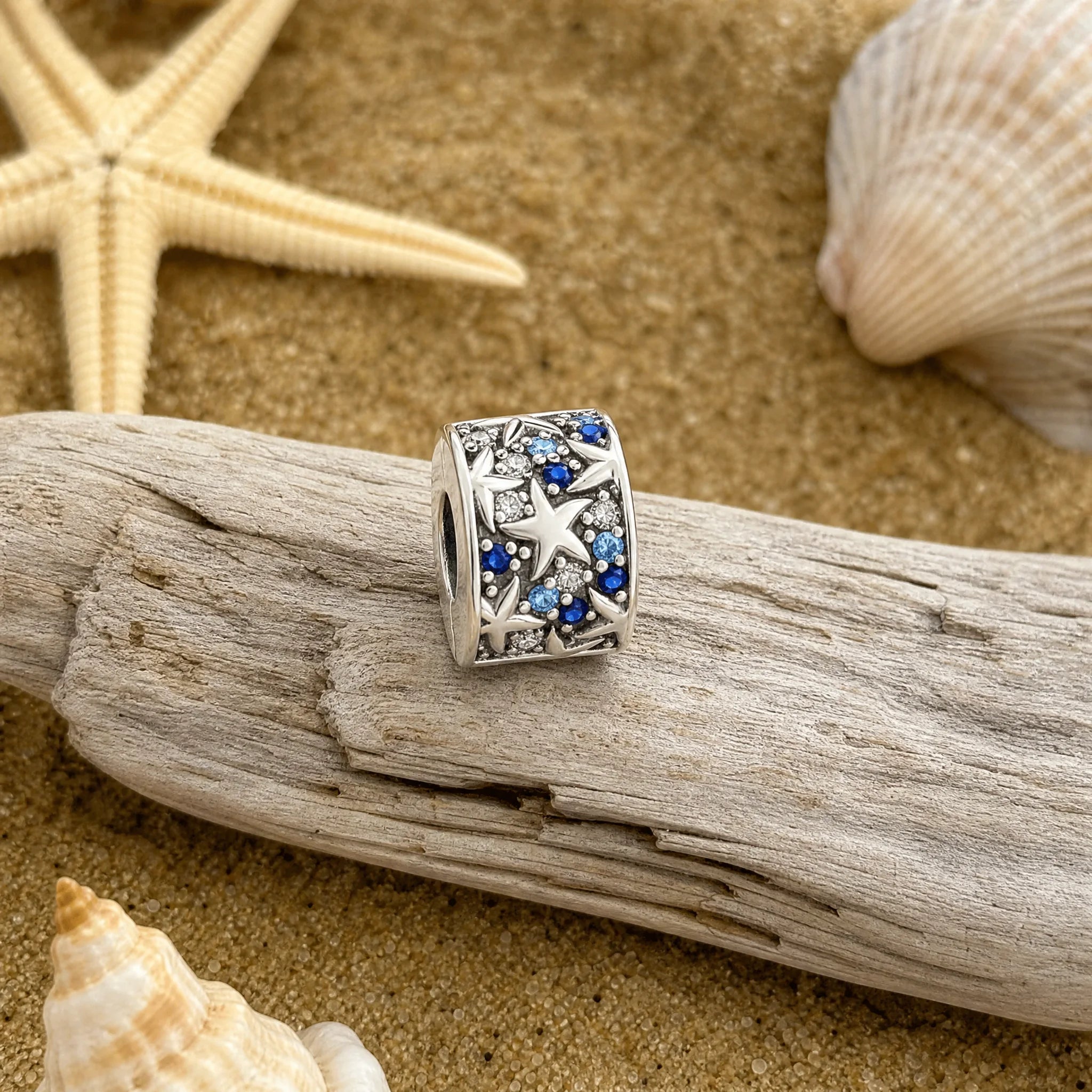 CALEO ocean lifestyle image - Starfish & Ocean Waves Bead Charm - ocean-ref09-starfish-ocean-waves-bead-charm - 2026-07-23