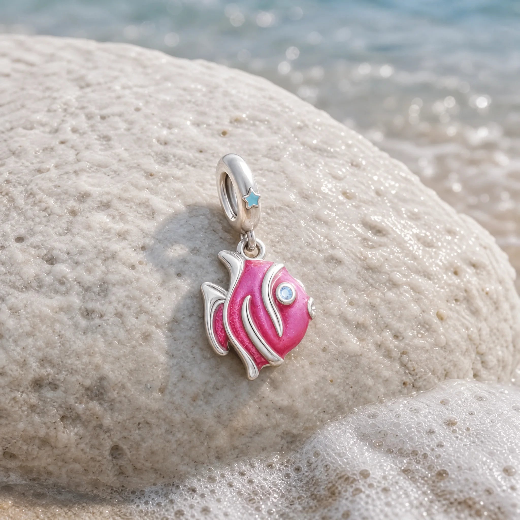 CALEO ocean lifestyle image - Glow-in-the-Dark Pink Fish Dangle Charm - ocean-ref12-glow-in-the-dark-pink-fish-dangle-charm - 2026-07-23
