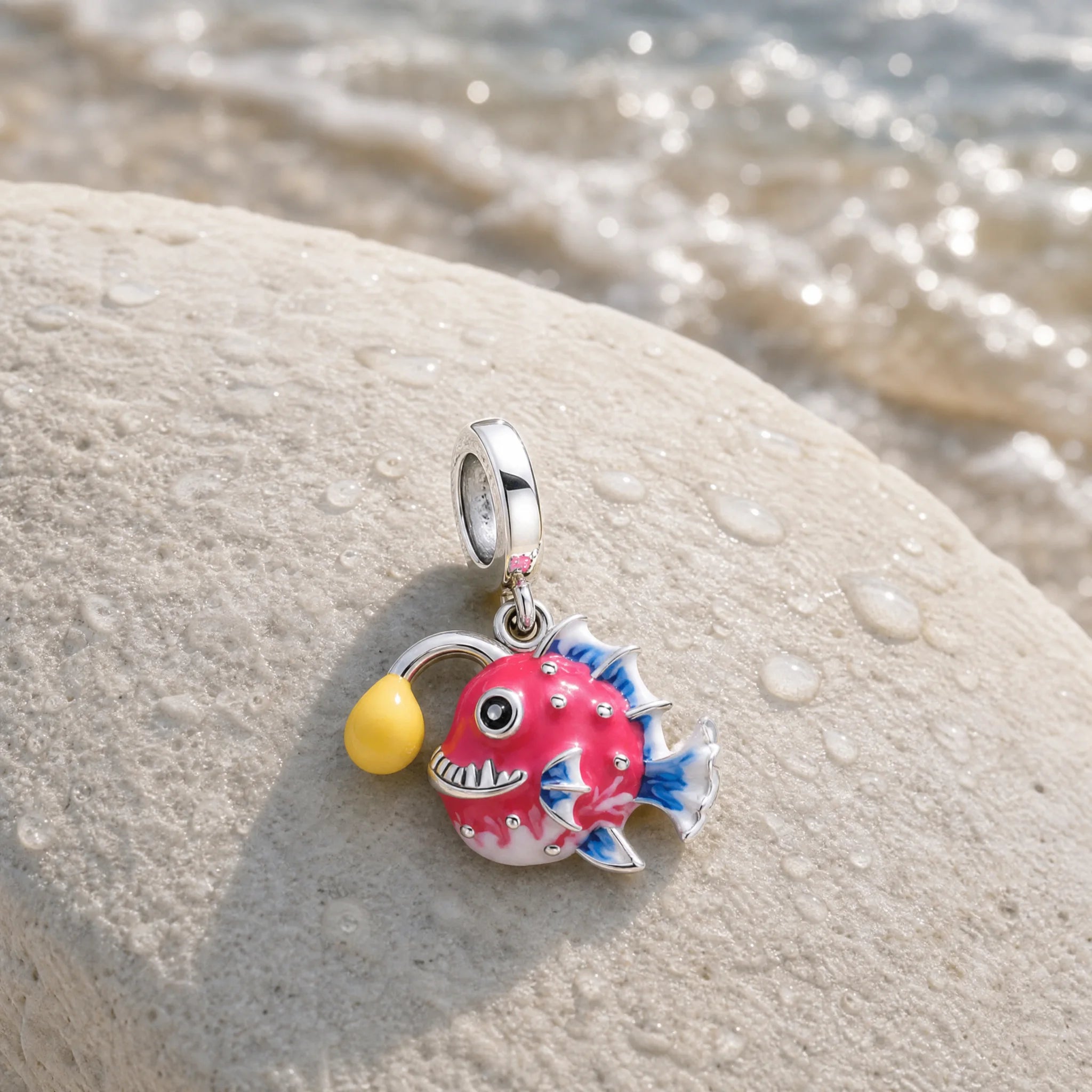 CALEO ocean lifestyle image - Glow-in-the-Dark Red Anglerfish Dangle Charm - ocean-ref12-glow-in-the-dark-red-anglerfish-dangle-charm - 2026-07-23