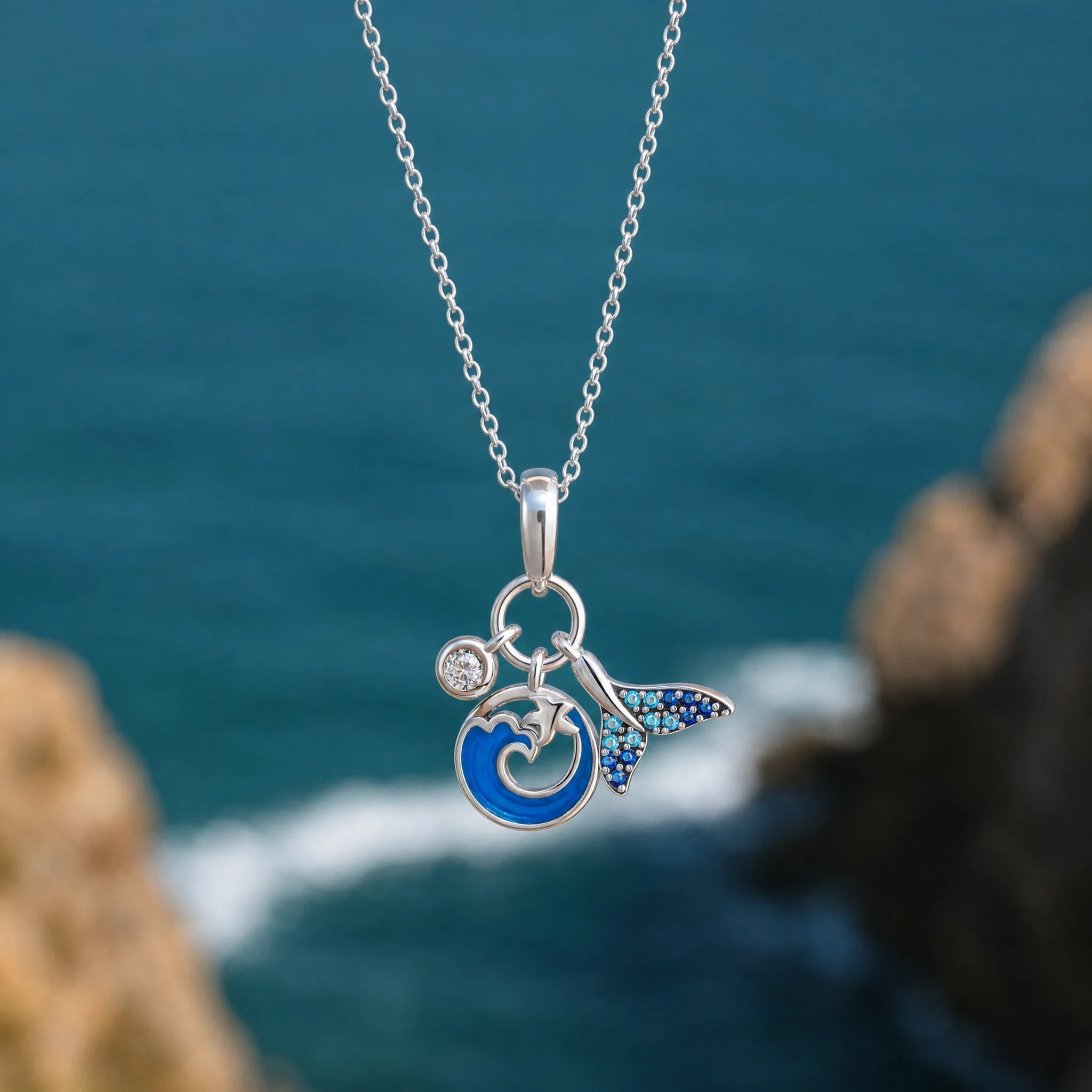 CALEO ocean lifestyle image - Moon & Whale Cluster Charm - ocean-ref13-moon-whale-cluster-charm - 2026-07-23