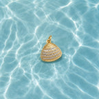 CALEO ocean lifestyle image - Striped Crystal Clam Shell Dangle Charm - ocean-ref21-striped-crystal-clam-shell-dangle-charm - 2026-07-23