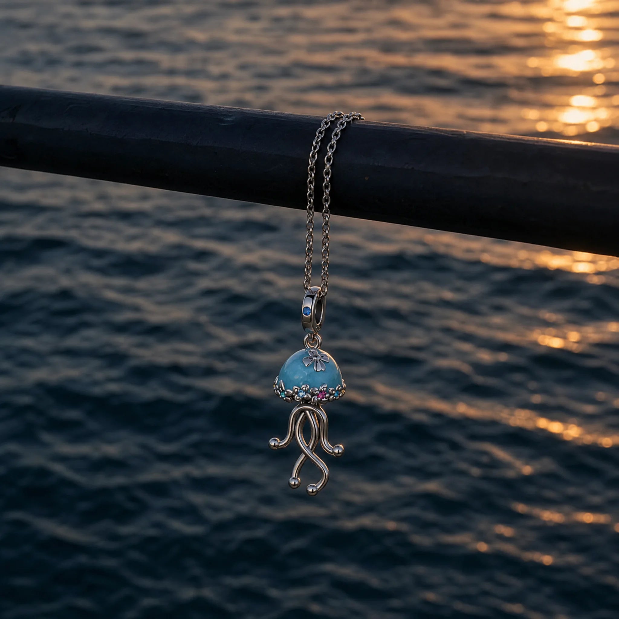 CALEO ocean lifestyle image - Glow-in-the-Dark Crystal Octopus Dangle Charm - ocean-ref24-glow-in-the-dark-crystal-octopus-dangle-charm - 2026-07-23