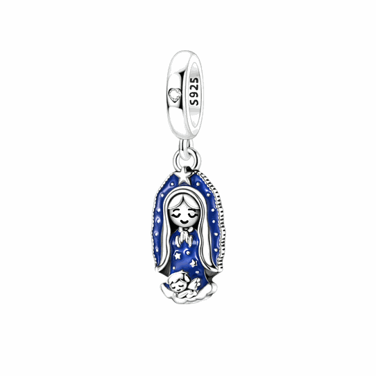 Glow-in-the-Dark Our Lady & Child Charm