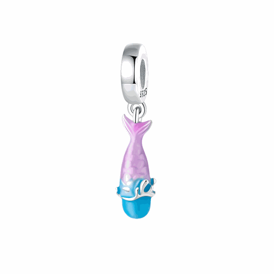 Glow-in-the-Dark Mermaid Tail Dangle Charm