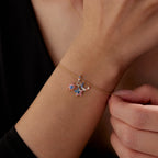 Patriotic Sun Moon & Star Dangle Charm lifestyle jewelry image
