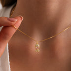 CALEO lifestyle necklace image - Pink Crystal Fish Dangle Charm - 2026-07-22