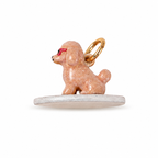 CALEO clean white thumbnail - Pink Poodle Surf Pendant Charm - 2026-07-24