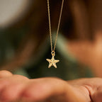 CALEO lifestyle necklace image - Polished Starfish Dangle Charm - 2026-07-22