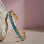 This Too Shall Pass Enamel Cuff Bracelet