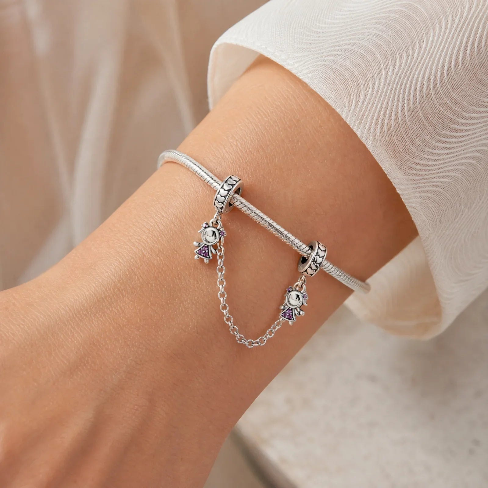 Purple Star Safety Chain lifestyle jewelry photo