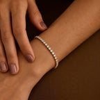 Radiance Tennis Bracelet - radiance tennis bracelet hand