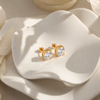 Radiant Crystal Studs - radiant crystal studs sunlit still life