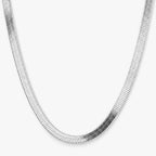 Radiant Herringbone Choker - thumbnail silver