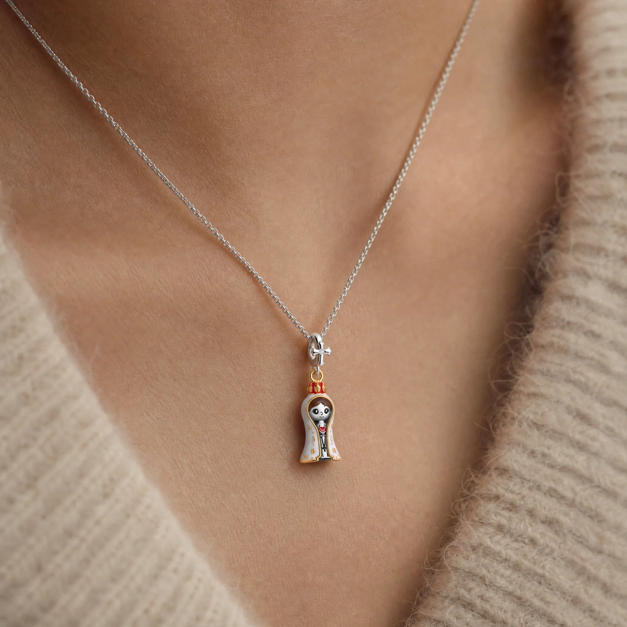 CALEO lifestyle necklace image - Our Lady of Aparecida Dangle Charm - 2026-07-22