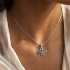 CALEO lifestyle necklace image - Compass & Anchor Dangle Charm - 2026-07-22