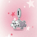 CALEO Japanese charm thumbnail - Sakura Blossom Dangle Charm - pink star background - 2026-07-22