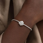 Silver Pumpkin Bead Charm lifestyle jewelry photo