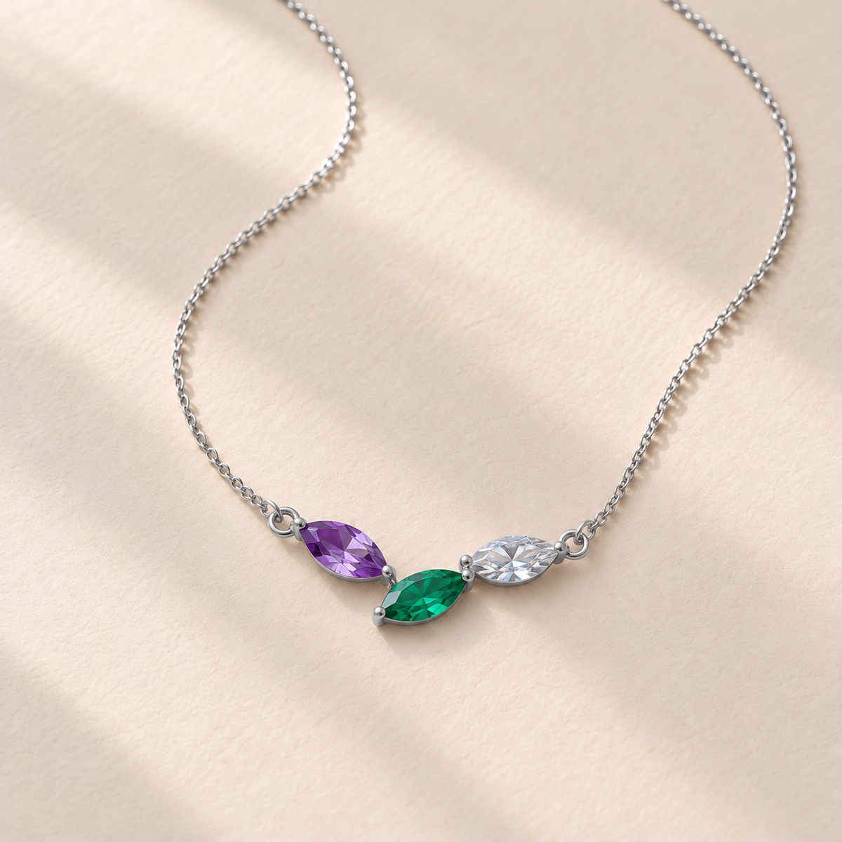 Family Birthstone Necklace