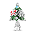 Snowflake Christmas Tree Dangle Charm