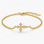 Sovereign Light Cross Bracelet - thumbnail gold