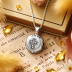 CALEO Spiritual & Mystic strict-ref lifestyle - Matthew 19:26 Cross Bead Charm - spiritual-mystic-grid-strict-ref-2007-r09-matthew-19-26-cross-bead-charm