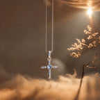 CALEO Spiritual & Mystic strict-ref lifestyle - Blue Crystal Cross Charm - spiritual-mystic-grid-strict-ref-2007-r12-blue-crystal-cross-charm