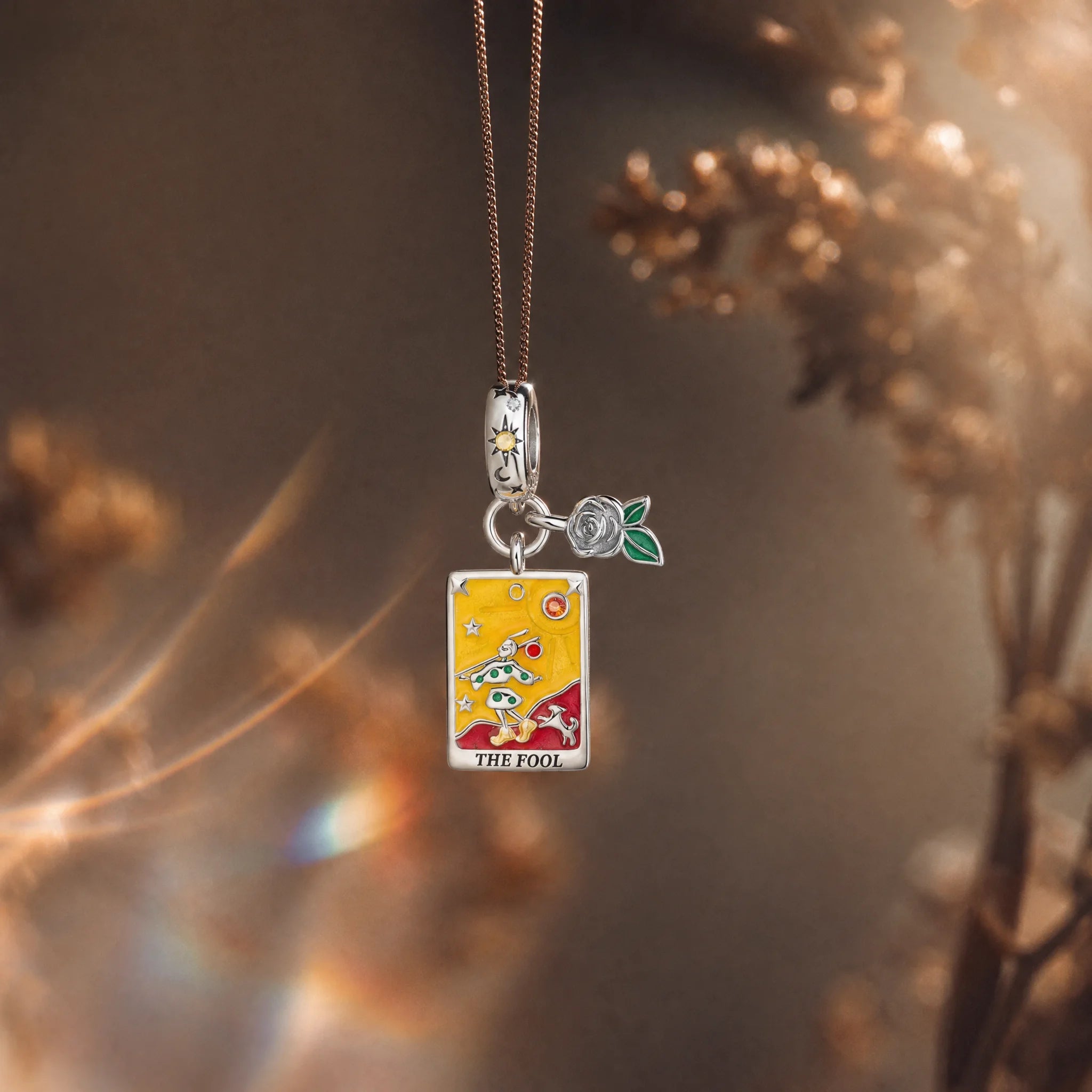 CALEO Spiritual & Mystic strict-ref lifestyle - The Fool Tarot Card Charm - spiritual-mystic-grid-strict-ref-2007-r16-the-fool-tarot-card-charm