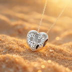 CALEO Spiritual & Mystic strict-ref lifestyle - Praying Hands Rosary Heart Charm - spiritual-mystic-grid-strict-ref-2007-r18-praying-hands-rosary-heart-charm