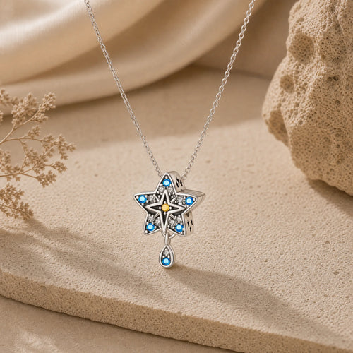 CALEO Spiritual & Mystic strict-ref lifestyle - Blue Star Drop Charm - spiritual-mystic-grid-strict-ref-2007-r21-blue-star-drop-charm