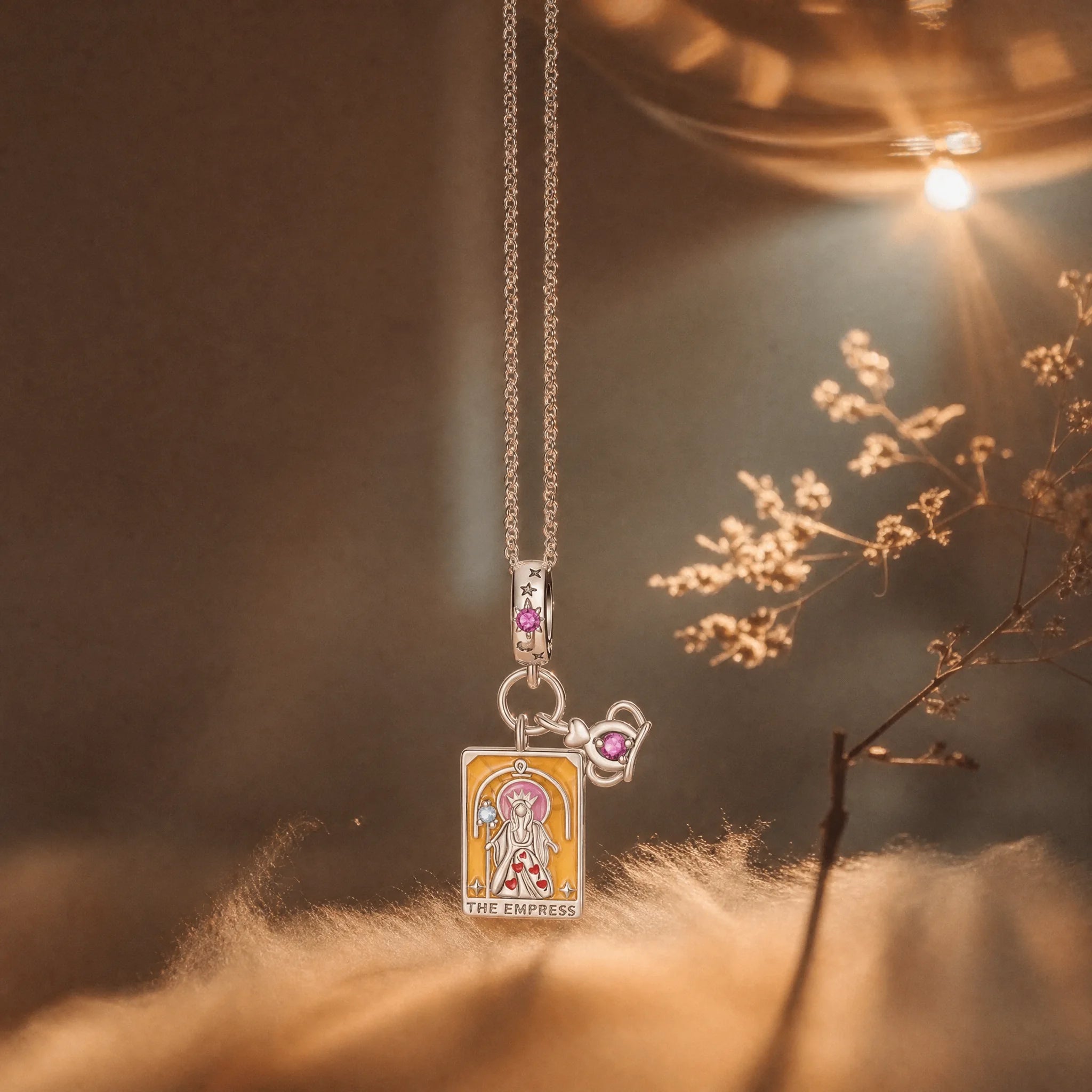 CALEO Spiritual & Mystic strict-ref lifestyle - The Empress Tarot Card Charm - spiritual-mystic-grid-strict-ref-2007-r22-the-empress-tarot-card-charm