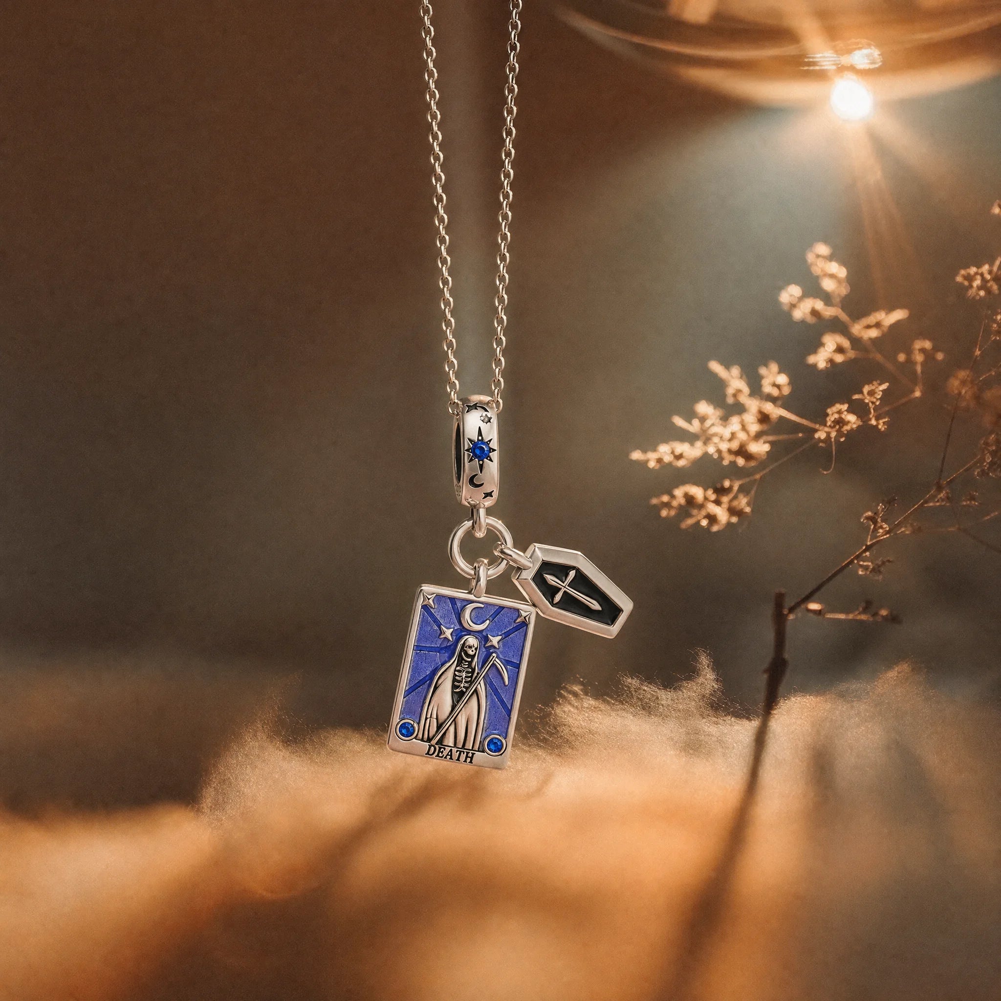 CALEO Spiritual & Mystic strict-ref lifestyle - Death Tarot Card Charm - spiritual-mystic-grid-strict-ref-2007-r29-death-tarot-card-charm