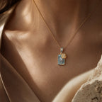 CALEO Spiritual & Mystic lifestyle - The Sun & Gold Flower Tarot Charm - spiritual-mystic-mixed-r35-the-sun-and-gold-flower-tarot-charm