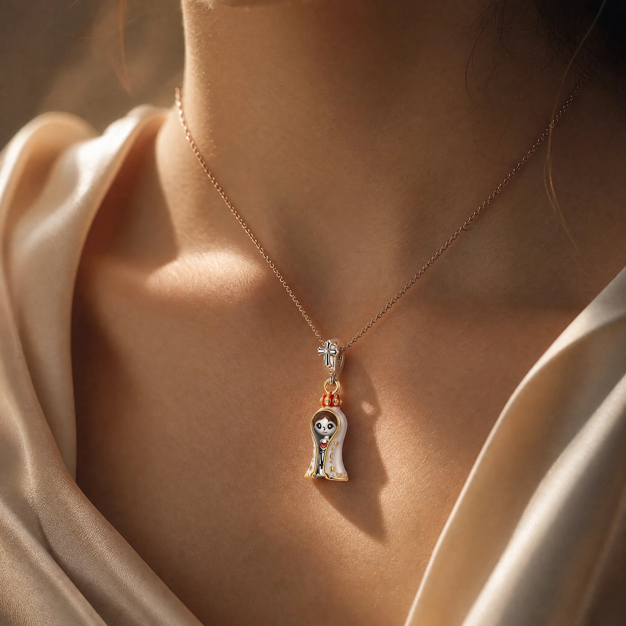 CALEO Spiritual & Mystic lifestyle - Our Lady of Aparecida Dangle Charm - spiritual-mystic-necklace-r11-our-lady-of-aparecida-dangle-charm-2