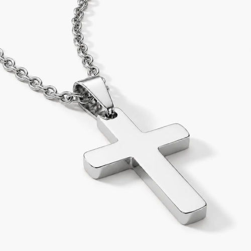 Steadfast Cross Necklace - steadfast cross silver thumbnail