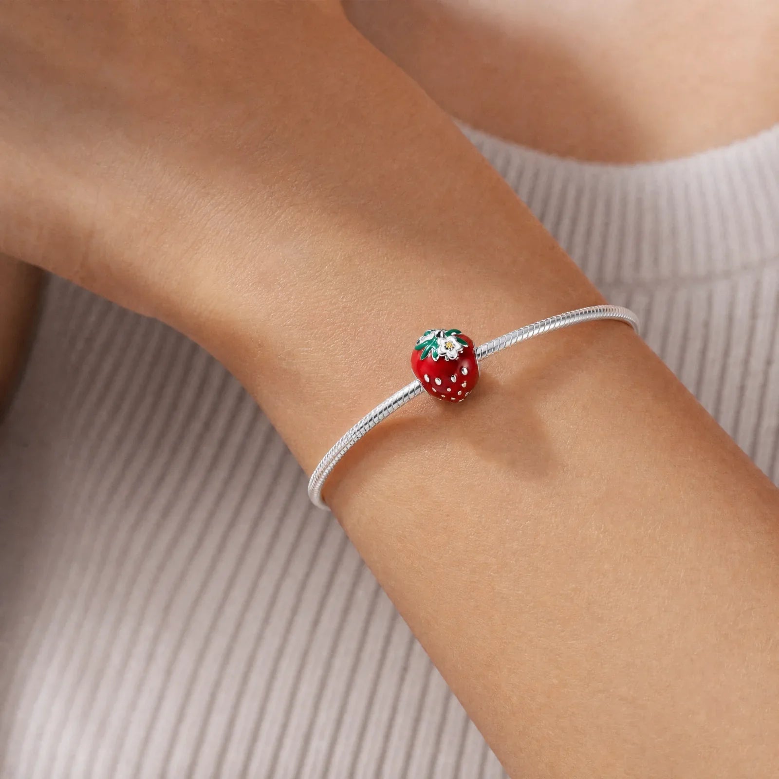 Strawberry Charm lifestyle jewelry photo