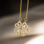 To My Daughter Four-Leaf Clover Necklace Gift Set