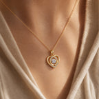 To My Love Heart Necklace Gift Set