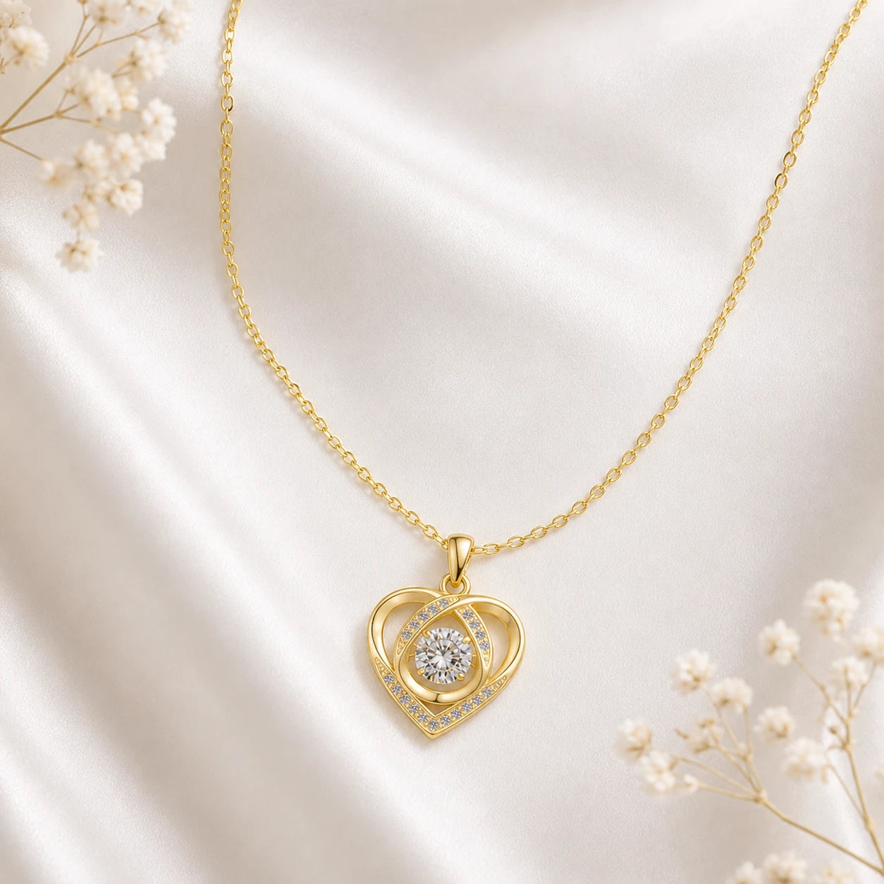 To My Love Heart Necklace Gift Set