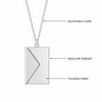 To My Soulmate Envelope Necklace Gift Set