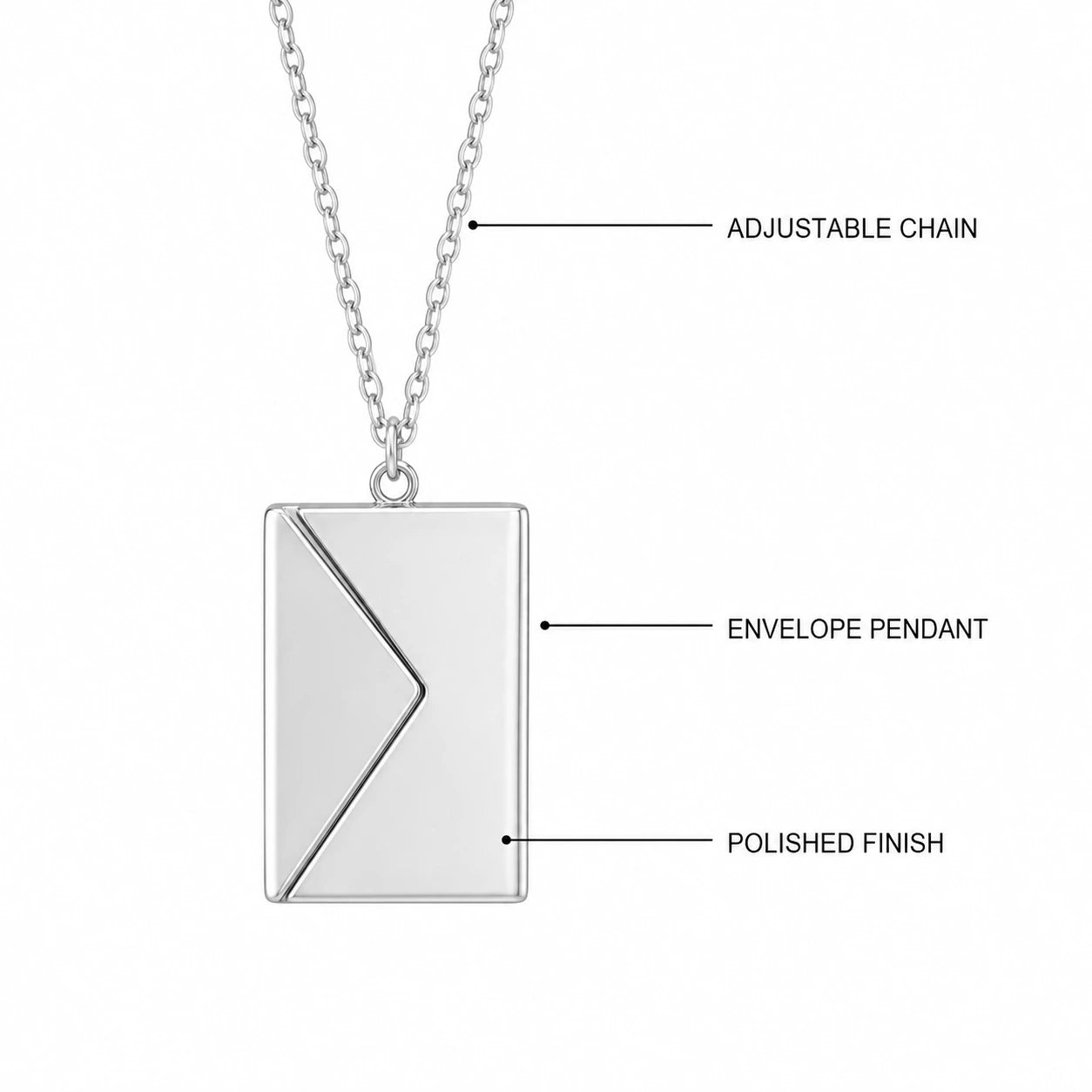 To My Soulmate Envelope Necklace Gift Set