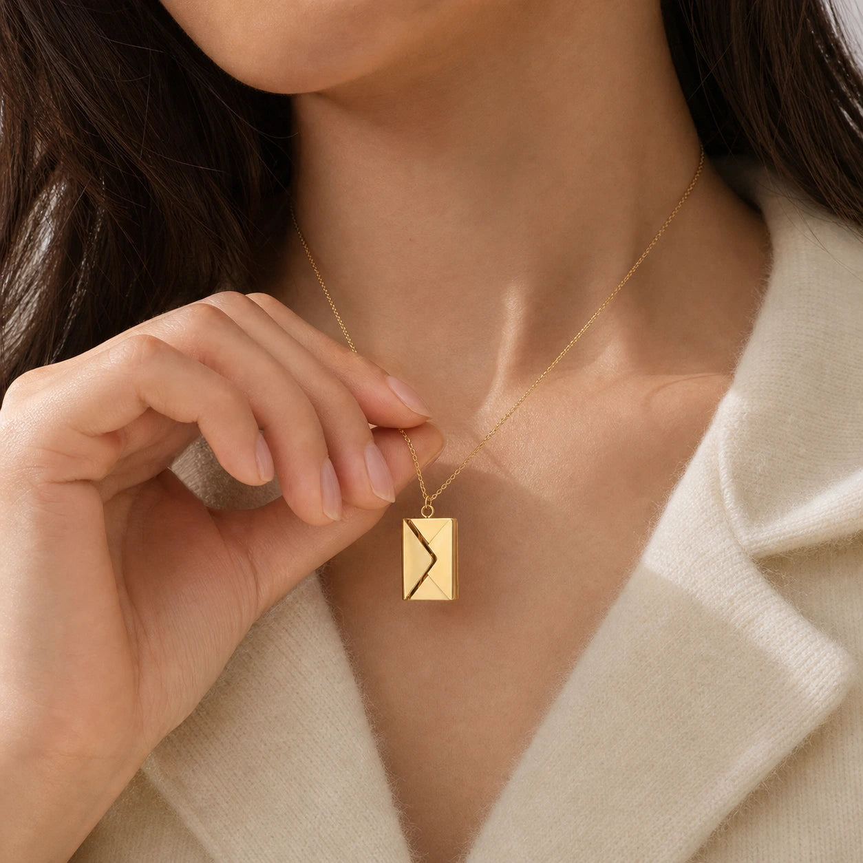 To My Soulmate Envelope Necklace Gift Set