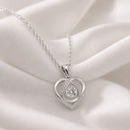 CALEO To My Wife Heart Necklace Gift Set to-my-wife-04-silver
