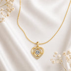 CALEO To My Wife Heart Necklace Gift Set to-my-wife-07-gold