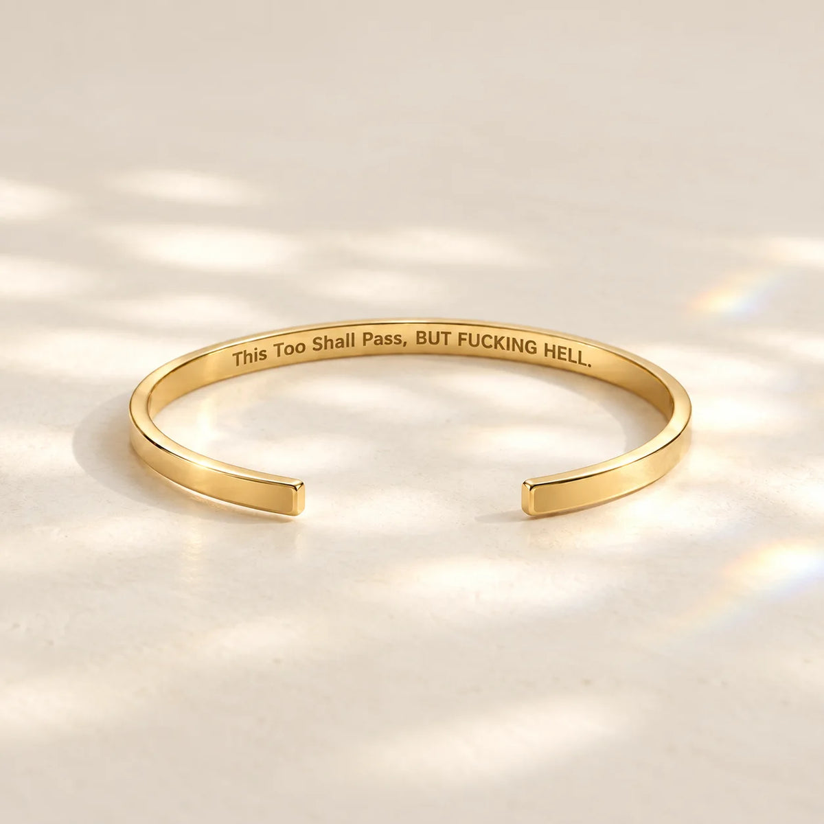 This Too Shall Pass Slim Cuff