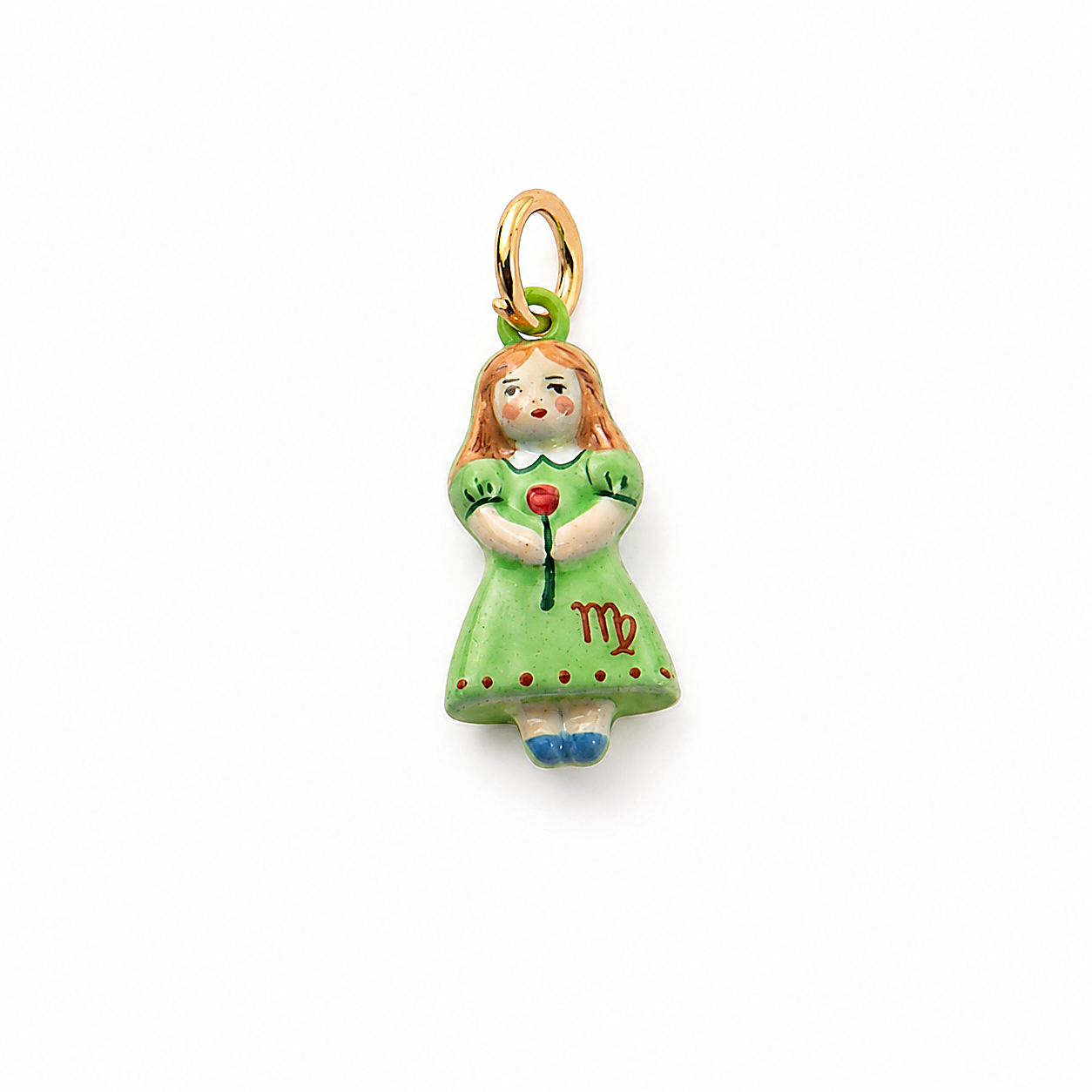 CALEO clean white thumbnail - Virgo Maiden Zodiac Dangle Charm - 2026-07-24